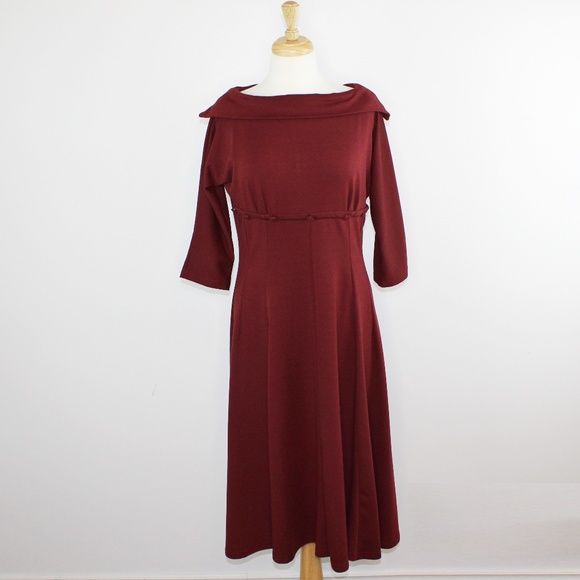 lindy bop burgundy dress